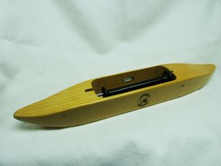 Vintage Wooden Maple Wood Weaving Loom Boat Shuttle,  Leclerc Canada 29cm/11.  5 "