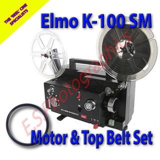 Elmo K100 Sm 8mm Cine Projector Drive Belts Set Of 2