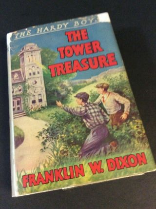 Hardy Boys 1: The Tower Treasure By Franklin W.  Dixon 1937b 17th Printing