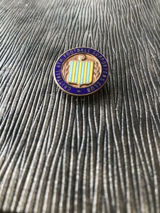 Crittall Athletic Fc / Braintree Town Vintage Supporters Club Badge Button Hole