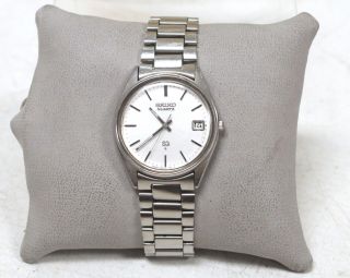 Vintage Gents Seiko Quartz Stainless Steel Wristwatch Spares/repairs - G28