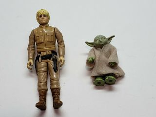 Vintage Star Wars Luke Bespin With Yoda,  Cape