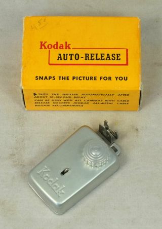 Vintage Kodak Auto - Release Camera Self - Timer For Cable Release