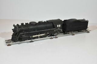 Vintage O Scale Marx Train Engine 666 Locomotive And Tender 2 - 4 - 2