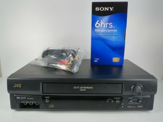 Jvc Hr - A591u Vcr 4 - Head Hi - Fi Stereo Vhs Video Cassette Recorder Player