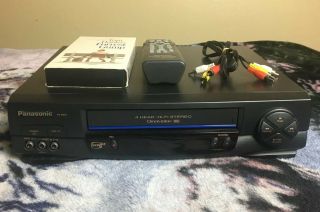 Panasonic Pv - 9451 Vcr/vhs Player & Recorder 4 Head Hi - Fi Stereo With Remote
