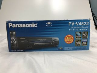 Panasonic Pv - V4522 Vhs Vcr