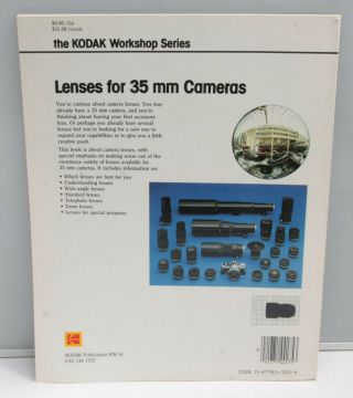 Kodak Workshop Lenses for 35mm Cameras KW - 18 1984 1441757 Book - BK2 4
