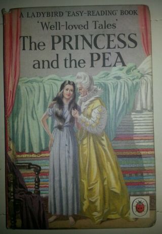 Vintage Ladybird Book 1st Edition Princess And The Pea No Pen Marks 606d