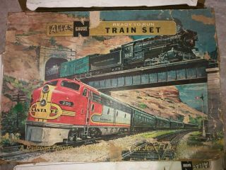 Vintage Atlas Gauge Train Set.  Good/great.  N Scale