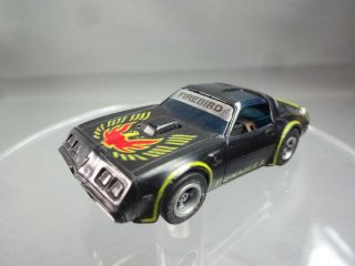Vintage Aurora Afx Ho Slot Car Pontiac Formula Firebird Black (q14)