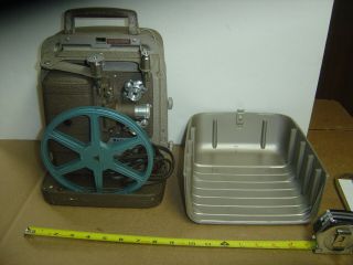 Vintage Bell & Howell 8mm Film Projector,  Model 253 - B Motor & Lamp Work