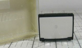 Nikon F Interchangeable Focusing Screen Type J Microprism Spot For F And F2