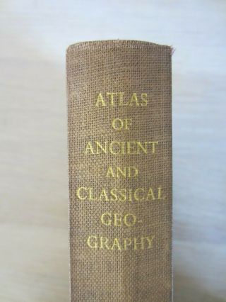 Atlas Of Ancient And Classical Geography (everymans Library) 1938