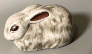Vintage Andersen Design Studio (maine) Pottery Bunny Rabbit 5.  5 " Easter