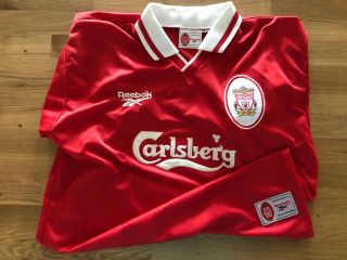 Vintage,  Official Reebok Liverpool Fc Soccer Fan Jersey Size 42/44