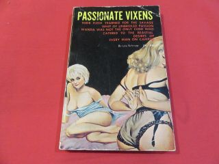 Passionate Vixens Vintage Sleaze Pulp Paperback All Star Books As 26 1964 J10