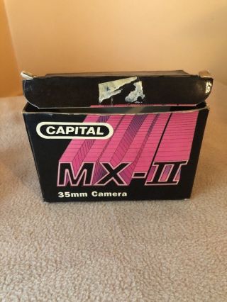 Capital MX - II 35mm Film Camera Vintage 1980s Basic Film Photography 5