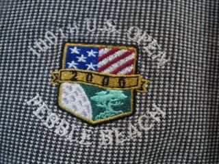 2000 Pebble Beach 100th Us Open Ashworth Polo Vintage Shirt Men 