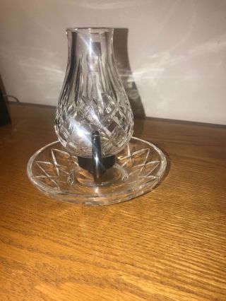 Vintage Waterford Crystal Candle Holder 2