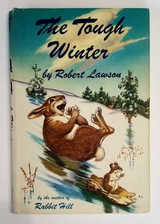 The Tough Winter Robert Lawson Vintage 1954 Hcdj First Edition