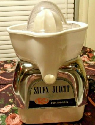 Vintage Proctor Silex Juicit Juicer,  Porcelain Reamer