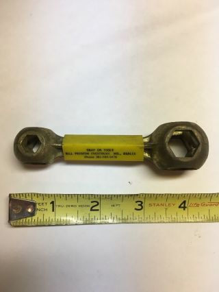Vintage Snap On Tools Advertising Promo 4 Inch Wrench Dealer Frostburg Md