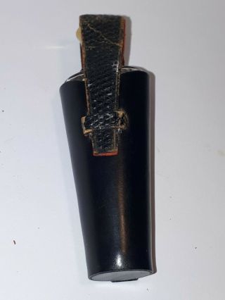 Vintage Guerlain Shalimar Perfume Bottle in Leather Pouch 3