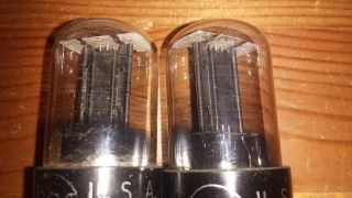 PAIR VT - 135/12J5GT Vacuum Tubes WWII Western Electric NOS by RCA US Army 1940 ' s 5