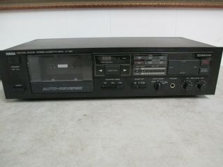 Yamaha K - 420 Natural Sound Stereo Cassette Deck 120v 15w Made In Japan