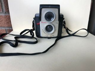 Brownie Starflex Camera - Old - Stamped Made In Usa By Eastman Kodak Co