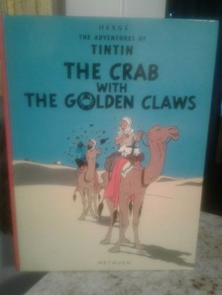 The Adventures Of Tintin The Crab With The Golden Claws Hc.  1979 Printing