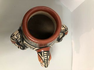 Vintage Unusual South America Pottery Vase/ Vessel/Rattle 5