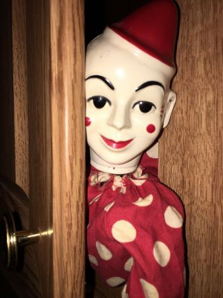 Haunted Old Clown Paranormal Spirit Doll Vintage Puppet Lucifer Active Scary X1