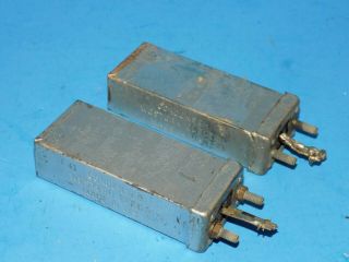 Silver Western Electric 139a 2mf Condenser Oil Capacitor For Tube Amps 2 Availab