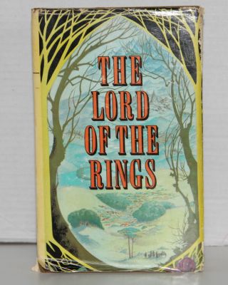 Lord Of The Rings Tolkien Hardback Dust Jacket 1971 Bca First Edition Thus