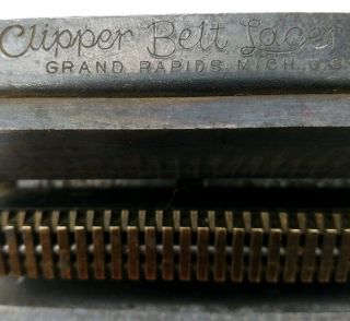 Vintage Pulley Belt Lacer,  Clipper No.  0,  Vise - held Type,  4 inches 8