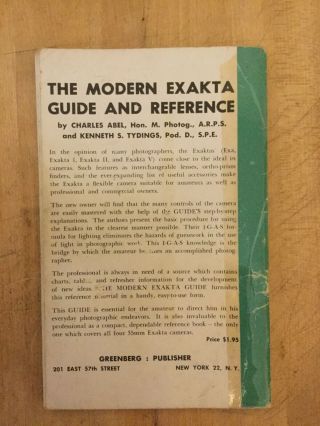 Camera Literature: Modern Exakta Guide and Reference Book 2