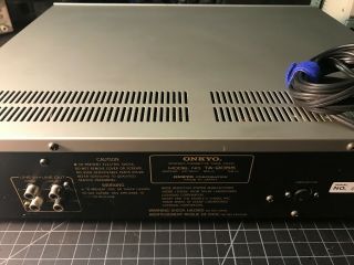 ONKYO TA - 2055 Cassette Tape Deck - Vintage 1982 - 84 8