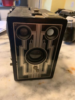 Box Camera: Kodak Brownie Target Six - 16 Art Deco Circa 1940’s For Display Only