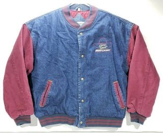 Vintage 1990s George Strait Bud Light Mv Sport Jean Jacket Xl