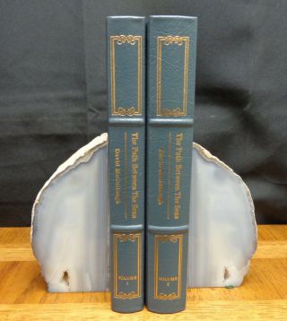 The Path Between The Seas: The Creation Of The Panama Canal 2 Vol Easton Leather