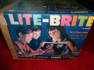 Lite - Brite,  Alphabet Set Accessory Kit Vintage Toy Hasbro