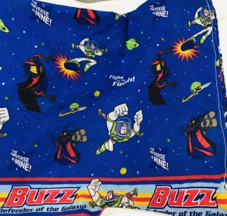 Vintage Toy Story Buzz Light Space Year Woody Twin Bed Sheet Top Bedsheet Zurg