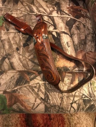Vintage Leather Gun Sling Deer Hunting Padded Cowhide Aa&e Leathercraft