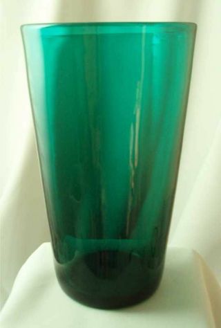 Vintage Blenko Glass Juniper Narrow Flip Vase 1957 Only