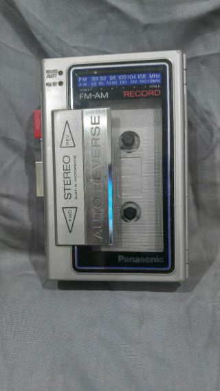Panasonic Rx - S28 Portable Fm/am Radio Cassette Recorder Player Vintage Japan