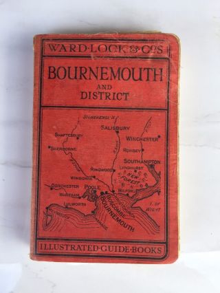 Ward Lock Red Guide Bournemouth (18th Edition) Pull - Out Maps Small Book