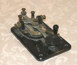 Vintage Lionel J - 38 Telegraph Key Morse Code Sender Bakelite