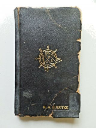 Vintage Toledo Yacht Club Constitution By - Laws 1909 Edition Book